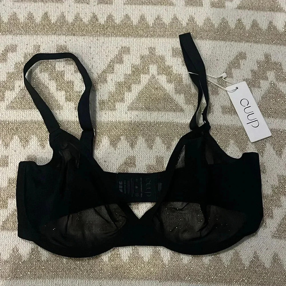 NWT The Plunge CUUP Bra Mesh Black 32F - Picture 1 of 5